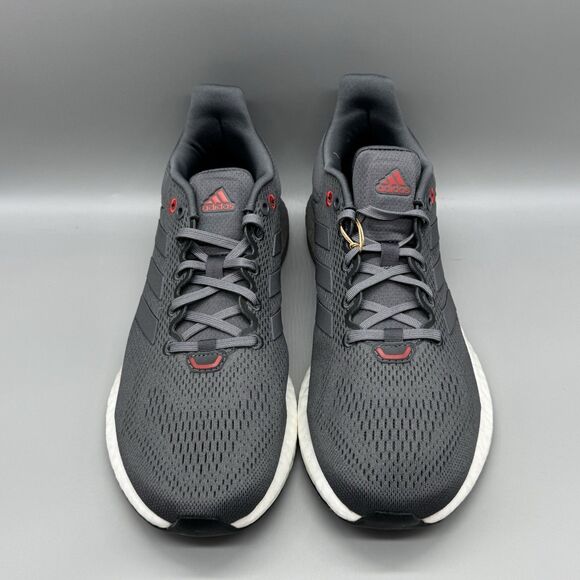 Adidas Pure Boost Grey Vivid Red Ultra Running Shoe Men\'s Size 9 NEW Sneakers main image 6